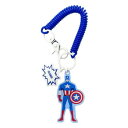 キーリング キャプテンアメリカ コイルキーホルダー MARVEL インロック コレクション雑貨 メール便可