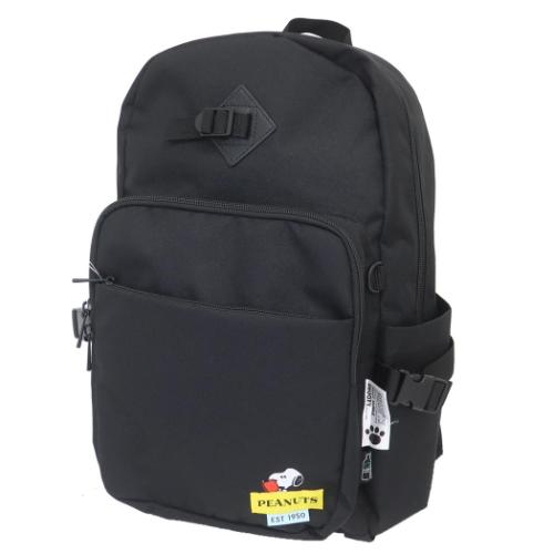 デイパック スヌーピー RE-PET スクリュック BK YEネーム ピーナッツ マリモクラフト バックパック マ..