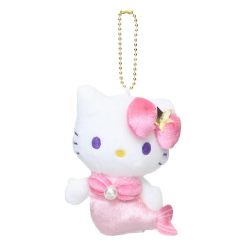 マスコット ハローキティ ミニぬいぐるみボールチェーン マーメイド PK サンリオ ナカジマ プレゼント マシュマロポップ
