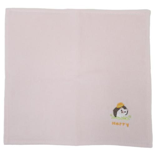 ミニタオル アニマル刺繍タオルハンカチ ハリー アニマル ミントイン 汗拭きタオル かわいい メール便..