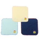 ハンドタオル フエキ ミニタオル3枚セット 新入学 ニシオ 新学期準備雑貨 メール便可 マシュマロポップ