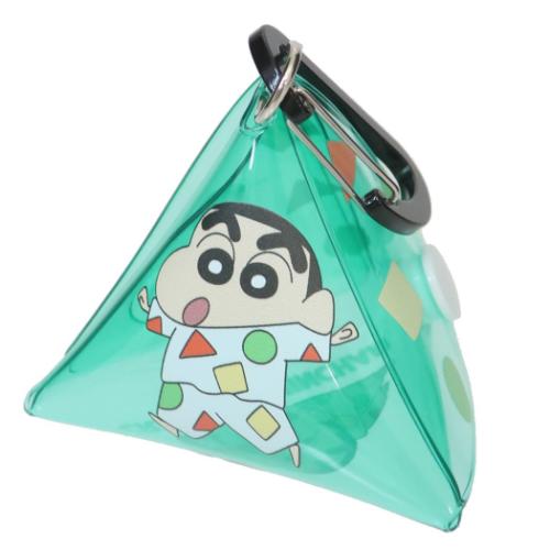 ミニポーチ クレヨンしんちゃん クリア三角ポーチ パジャマしんちゃん マリモクラフト ミニポーチ 小物..