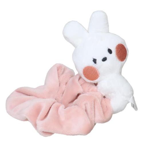 【50%OFF】 ヘアアクセ LINE FRIENDS minini 抱きつきシュシュ コニニ サンタン ヘアゴム マシュマロポ..