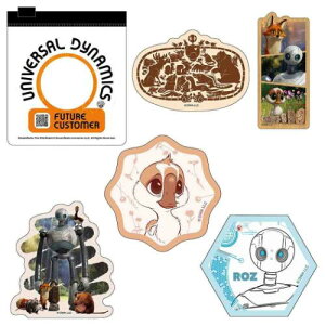 ダイカットシール 野生の島のロズ ケース入りステッカーセット 5枚入り インロック コレクション文具 デコレーション 映画メール便可 マシュマロポップ
