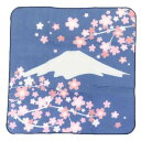 ミニタオル ジャパニーズスタイル 片面ガーゼハンカチタオル 桜と富士 日繊 汗拭きタオル かわいい お土産 メール便可 マシュマロポップ
