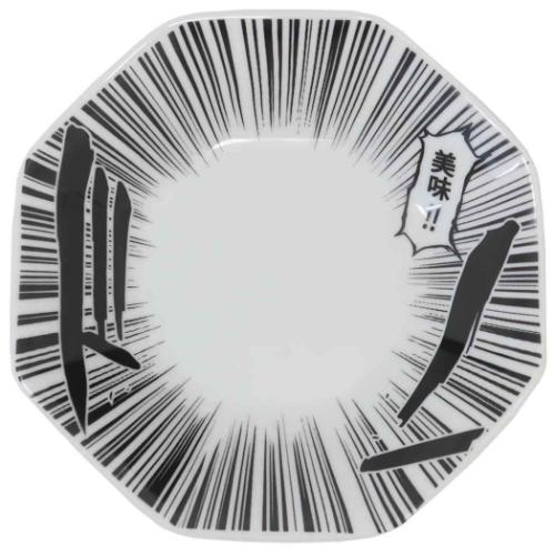 中皿 コミックチャーハン皿 サンアート ギフト 食器 おもしろ雑貨 マシュマロポップ