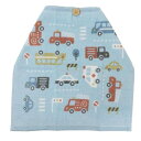 ゴム&ボタン付きキッズおてふきタオル おりこうタオル スクランブルカー 林タオル 入園入学準備 幼稚園 かわいい メール便可 マシュマロポップ