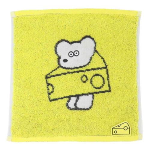 ミニタオル ねずみのANDY ジャガードハンカチタオル すっぽりアンディ アンディ 丸眞 汗拭きタオル メール便可 マシュマロポップ