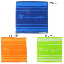 ミニタオル Champion ジャガードハンカチタオル パレットロゴ 丸眞 汗拭きタオル スポーツ メール便可 マシュマロポップ