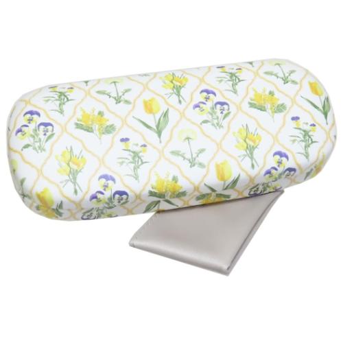 眼鏡ケース クロス付きメガネケース スプリングイエロー フレンズヒル ハードタイプ プレゼント マシュ..