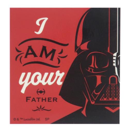 ダイカットシール スターウォーズ キャラクターステッカー ダースベイダー レッド STAR WARS スモールプラネット ダイカットビニールステッカー デコシール 耐水性 メール便可 マシュマロポップのサムネイル