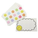 ミニメッセージカード スマイリーフェイス ミニメッセージカード 8枚セット カラフル ANS-27 Smiley Face アクティブコーポレーション 誕生日 ...