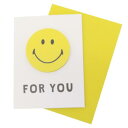 ミニメッセージカード スマイリーフェイス ミニカード FOR YOU MG-48 Smiley Face アクティブコーポレーション 封筒付き メール便可 マシ...