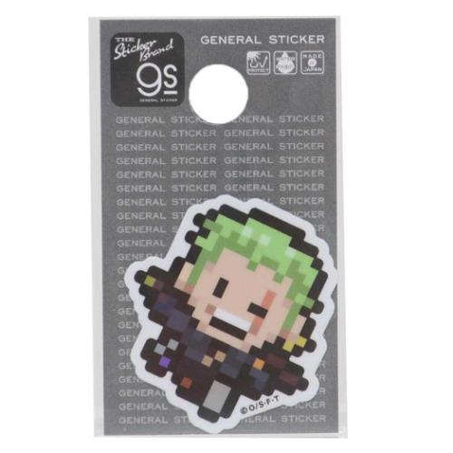 ビニールシール ワンピース ダイカットミニステッカー ピクセル Sサイズ ゾロ エッグヘッドver 少年ジャンプ ゼネラルステッカー 耐水耐光 デコステッカー ...