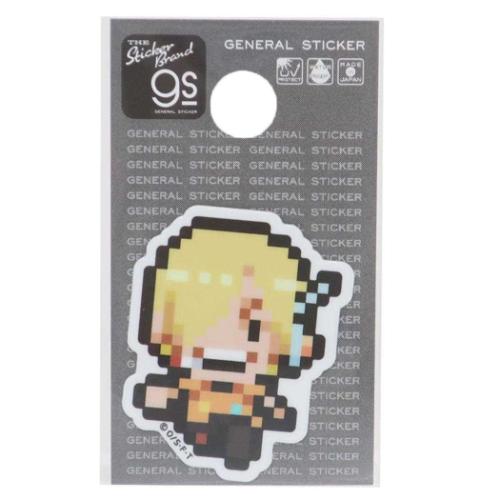 ビニールシール ワンピース ダイカットミニステッカー ピクセル Sサイズ サンジ エッグヘッドver 少年ジャンプ ゼネラルステッカー 耐水耐光 デコステッカー...