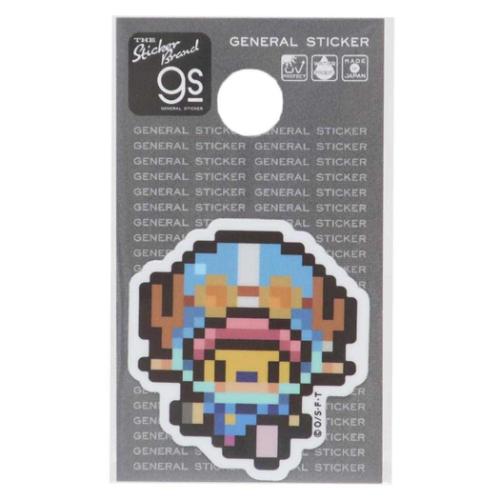 ビニールシール ワンピース ダイカットミニステッカー ピクセル Sサイズ チョッパー エッグヘッドver 少年ジャンプ ゼネラルステッカー 耐水耐光 デコステッ...