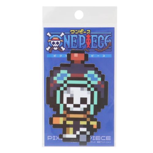 ダイカットシール ワンピース ビニールステッカー ピクセル ブルック エッグヘッドver 少年ジャンプ ゼネラルステッカー デコステッカー 耐水耐光 アニメメー...