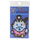 ダイカットシール ワンピース ビニールステッカー ピクセル ジンベエ エッグヘッドver 少年ジャンプ ゼネラルステッカー デコステッカー 耐水耐光 アニメメー...