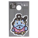 ビニールシール ワンピース ダイカットミニステッカー ピクセル Sサイズ ジンベエ エッグヘッドver 少年ジャンプ ゼネラルステッカー 耐水耐光 デコステッカ...