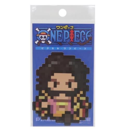 ダイカットシール ワンピース ビニールステッカー ピクセル ロジャー 少年ジャンプ ゼネラルステッカー デコステッカー 耐水耐光 アニメメール便可 マシュマロポ...