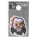 ビニールシール ワンピース ダイカットミニステッカー ピクセル Sサイズ キング 少年ジャンプ ゼネラルステッカー 耐水耐光 デコステッカー アニメメール便可 ...
