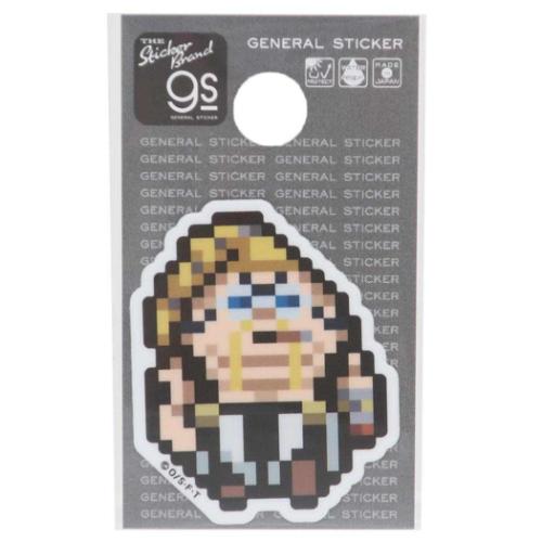 ビニールシール ワンピース ダイカットミニステッカー ピクセル Sサイズ クイーン 少年ジャンプ ゼネラルステッカー 耐水耐光 デコステッカー アニメメール便可...