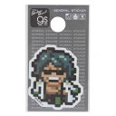 ビニールシール ワンピース ダイカットミニステッカー ピクセル Sサイズ 緑牛 少年ジャンプ ゼネラルステッカー 耐水耐光 デコステッカー アニメメール便可 マ...