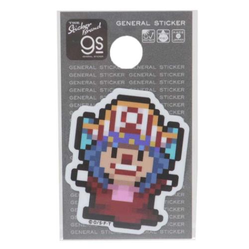 ビニールシール ワンピース ダイカットミニステッカー ピクセル Sサイズ バギー エッグヘッドver 少年ジャンプ ゼネラルステッカー 耐水耐光 デコステッカー...