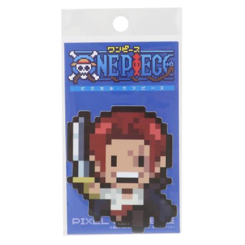 ダイカットシール ワンピース ビニールステッカー ピクセル シャンクス エッグヘッドver 少年ジャンプ ゼネラルステッカー デコステッカー 耐水耐光 アニメメ...