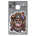 ビニールシール ワンピース ダイカットミニステッカー ピクセル Sサイズ 黒ひげ エッグヘッドver 少年ジャンプ ゼネラルステッカー 耐水耐光 デコステッカー...