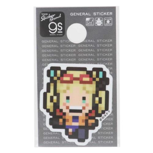 ビニールシール ワンピース ダイカットミニステッカー ピクセル Sサイズ ヨーク 少年ジャンプ ゼネラルステッカー 耐水耐光 デコステッカー アニメメール便可 ...