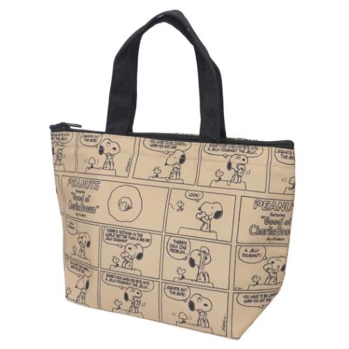 ランチバッグ スヌーピー 保冷保温ミニトート コミックドーナツ ピーナッツ ナカジマ お弁当かばん メ..