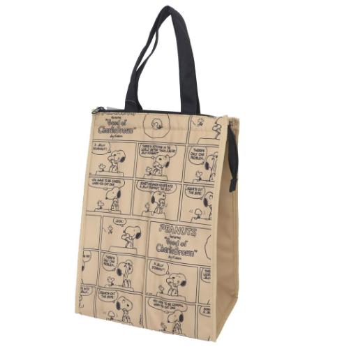 ランチバッグ スヌーピー 保冷保温マチ付きトート Mサイズ コミックドーナツ ピーナッツ ナカジマ お弁..