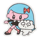 ステッカー モニョチタポミチ CREATORS CIRCUS クリエイターズサーカス Vol.3 ぎょうざちゃんとお散歩 フロンティア 耐水 耐光 デコシール ダイカットシール スマホステッカー メール便可 マシュマロポップ