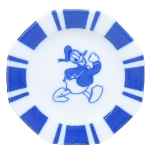 小皿 ドナルドダック 豆皿 ディズニー 三郷陶器 小粋染付 メール便可 マシュマロポップ