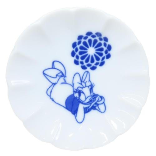 小皿 デイジーダック 豆皿 ディズニー 三郷陶器 小粋染付 メール便可 マシュマロポップ