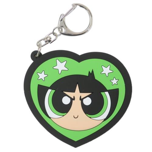 キーリング パワーパフガールズ ラバーミラーキーホルダー バターカップ カミオジャパン かわいい メー..