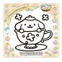 知育玩具 ポムポムプリン マジックねんど サンリオ ノブカンパニー ぬり絵 マジック粘土 メール便可 マシュマロポップ