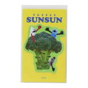 ビニールシール パペットスンスン ダイカットミニステッカー ブロッコリー PUPPET SUNSUN ゼネラルステッカー 耐水耐光 デコステッカー メール便可 マシュマロポップ