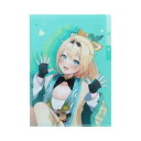 ポケットファイル ホロライブプロダクション クリアファイルA5 3P 風真いろは サンスター文具 新学期準備文具 アニメメール便可 マシュマロポップ(3)