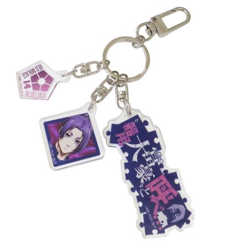 キーリング ブルーロック 3連アクリルキーホルダー 御影玲王 少年マガジン アイアップ アクキー アニメ..