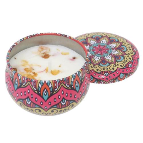 キャンドル フレグランスキャンドル 缶入り レモン トモコーポレーション ギフト プレゼント キャンドルホルダー マシュマロポップ