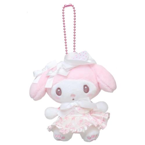 マスコット マイメロディ ミニぬいぐるみボールチェーン 白いちご サンリオ ナカジマ プレゼント マシ..