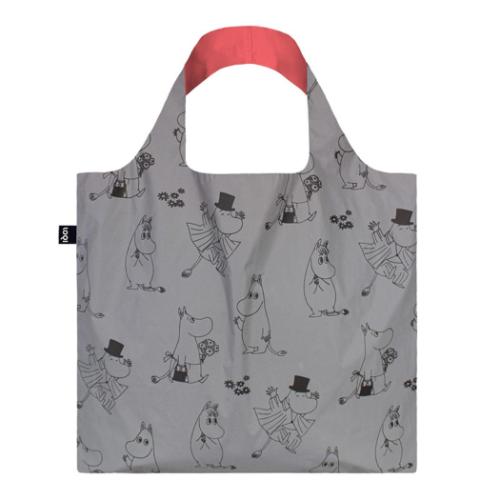 エコバッグ ムーミン Bag Reflective Family Pattern LOQI ローキー 北欧 エーワイ リフレクション 反射 メール便可 マシュマロポップ