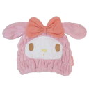 キャップタオル マイメロディ 吸水速乾タオルキャップ サンリオ スケーター お風呂上がり ヘアキャップ ヘアドライタオル帽子 メール便可 マシュマロポップ