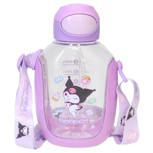 水筒 クロミ ワンプッシュストローボトル マシュグミ サンリオ スケーター ストロー付き 水分補給 780m..