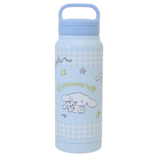 保温保冷水筒 シナモロール スクリューハンドル付マグボトル 500ml ふわふわぬいぐるみハグ サンリオ ..