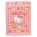 キッズタオルケット ハローキティ お昼寝ケット ビッグリボンキティ サンリオ 丸眞 子供用夏用寝具 キッズタオル マシュマロポップ