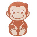 キッズタオルケット おさるのジョージ ダイカットビッグタオル お昼寝ケット ジャガード おひるねジョージ 丸眞 子供用夏用寝具 キッズタオル 絵本 マシュマロポ...