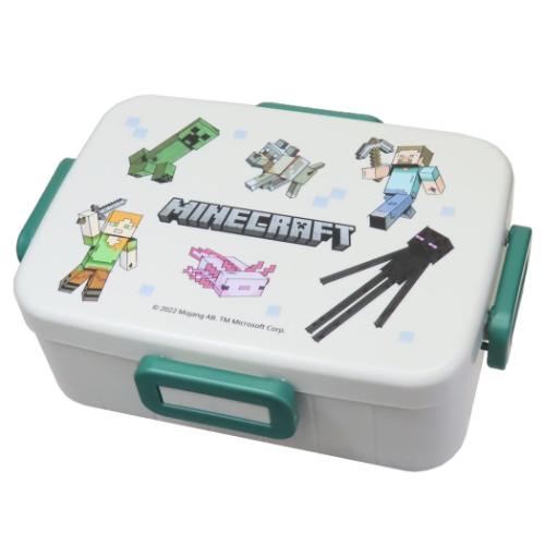 お弁当箱 マインクラフト 抗菌4点ロックランチボックス 650ml エクスプローラー Minecraft スケーター ..